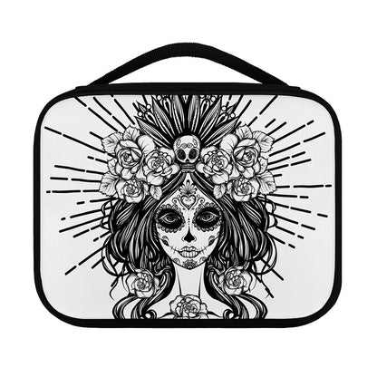 Black And White Calavera Girl Print Classic Bible Case