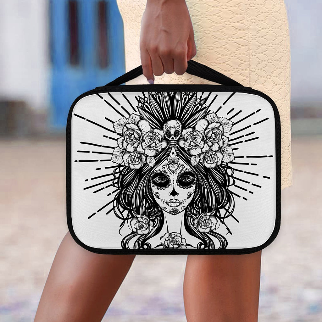 Black And White Calavera Girl Print Classic Bible Case
