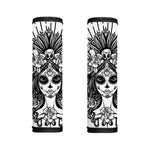Black And White Calavera Girl Print Handle Covers