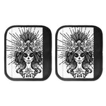 Black And White Calavera Girl Print Handle Covers