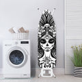 Black And White Calavera Girl Print Ironing Board Cover