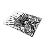 Black And White Calavera Girl Print Pet Cooling Mat Cover