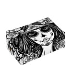 Black And White Calavera Girl Print Rectangle Tissue Box Cover
