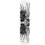 Black And White Calavera Girl Print Table Runner