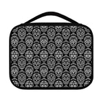 Black And White Calavera Skull Print Classic Bible Case