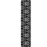Black And White Calavera Skull Print Table Runner