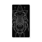 Black And White Cancer Sign Print Baby Crib Sheet