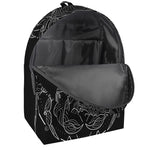 Black And White Cancer Sign Print Backpack