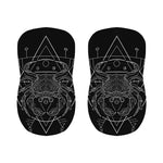 Black And White Cancer Sign Print Bar Stool Covers