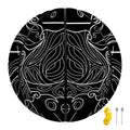 Black And White Cancer Sign Print Basketball