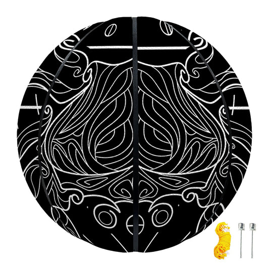 Black And White Cancer Sign Print Basketball