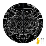 Black And White Cancer Sign Print Basketball