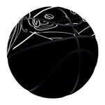 Black And White Cancer Sign Print Basketball