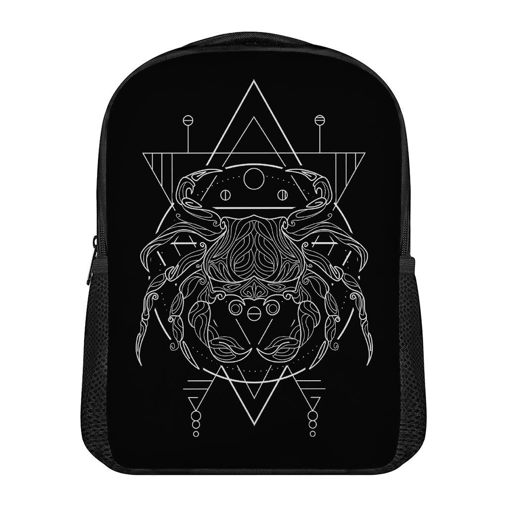 Black And White Cancer Sign Print Casual Backpack