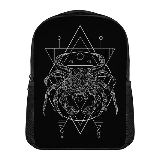Black And White Cancer Sign Print Casual Backpack