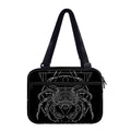 Black And White Cancer Sign Print Double Strap Bible Bag