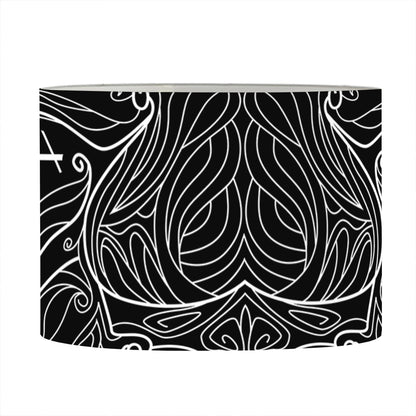 Black And White Cancer Sign Print Drum Lamp Shade