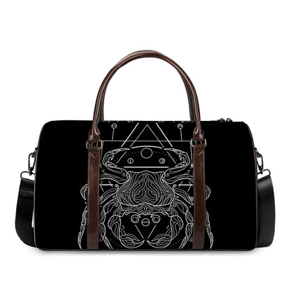 Black And White Cancer Sign Print Duffle Bag