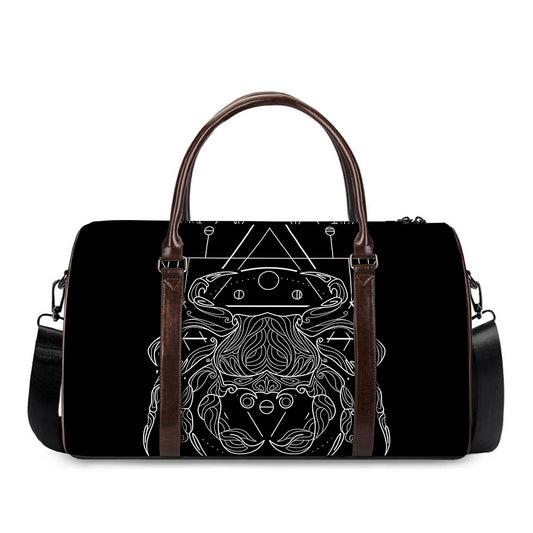 Black And White Cancer Sign Print Duffle Bag