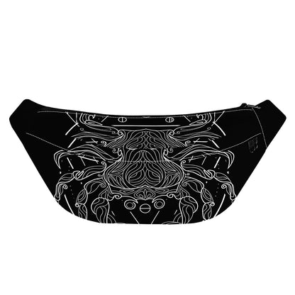 Black And White Cancer Sign Print Fanny Pack