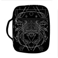 Black And White Cancer Sign Print Front Pocket Bible Bag