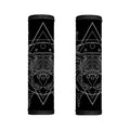 Black And White Cancer Sign Print Handle Covers