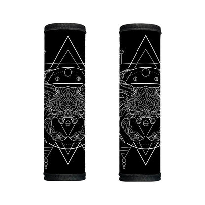 Black And White Cancer Sign Print Handle Covers