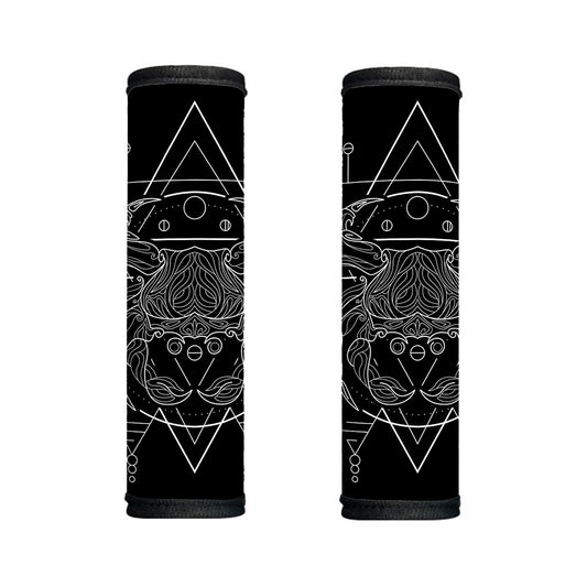 Black And White Cancer Sign Print Handle Covers
