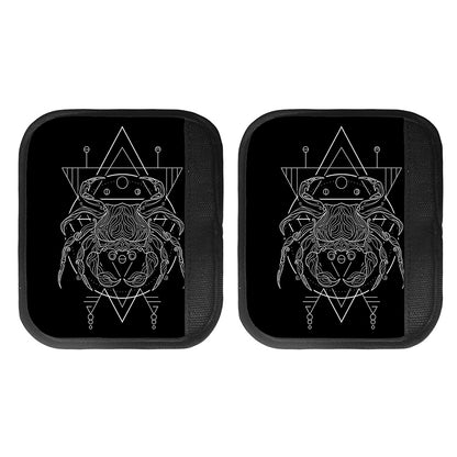 Black And White Cancer Sign Print Handle Covers