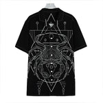 Black And White Cancer Sign Print Hawaiian Shirt
