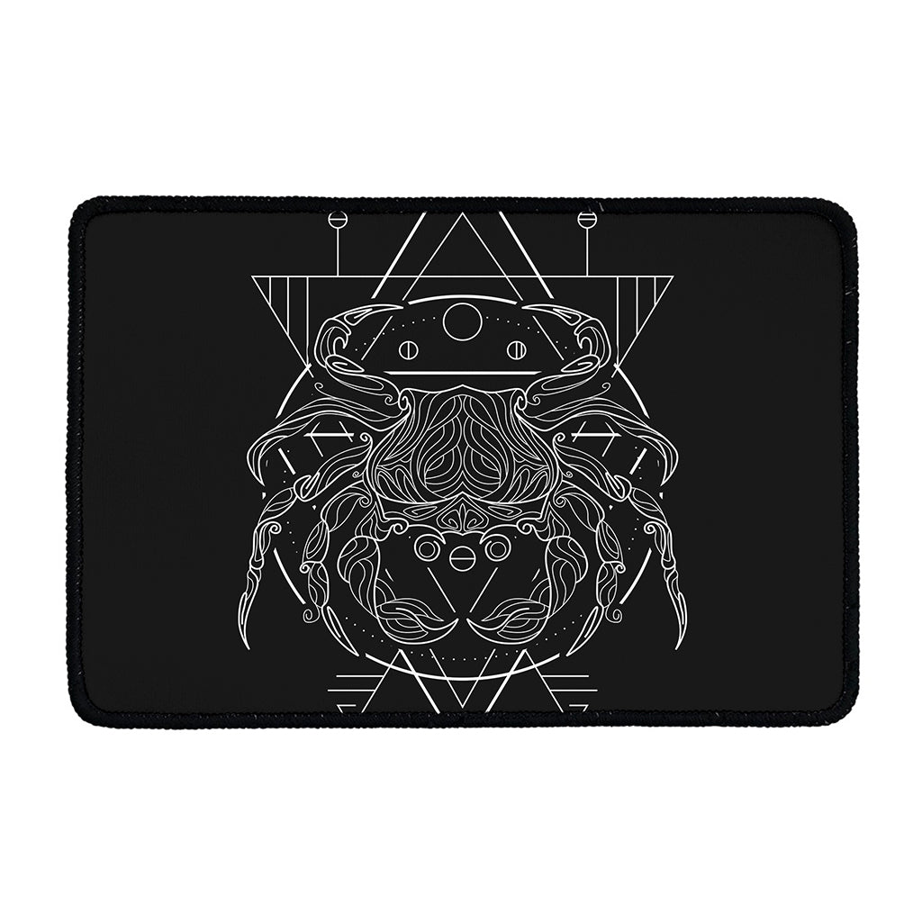 Black And White Cancer Sign Print Kitchen Mat