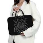 Black And White Cancer Sign Print Laptop Sleeve With Handle
