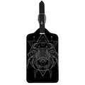 Black And White Cancer Sign Print Luggage Tag