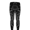 Black And White Cancer Sign Print Men's Leggings