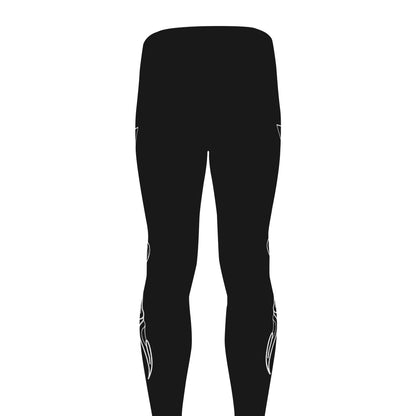 Black And White Cancer Sign Print Men's leggings