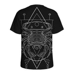 Black And White Cancer Sign Print Men's Sports T-Shirt