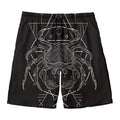Black And White Cancer Sign Print Men's Swim Trunks