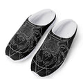 Black And White Cancer Sign Print Mesh Casual Shoes