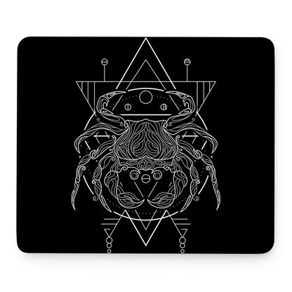 Black And White Cancer Sign Print Mouse Pad