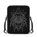 Black And White Cancer Sign Print Rectangular Crossbody Bag