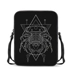 Black And White Cancer Sign Print Rectangular Crossbody Bag