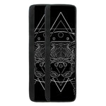 Black And White Cancer Sign Print Refrigerator Handle Covers