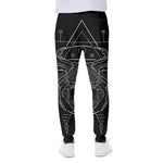 Black And White Cancer Sign Print Scuba Joggers