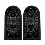 Black And White Cancer Sign Print Skillet Handle Cover