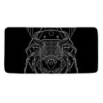 Black And White Cancer Sign Print Towel