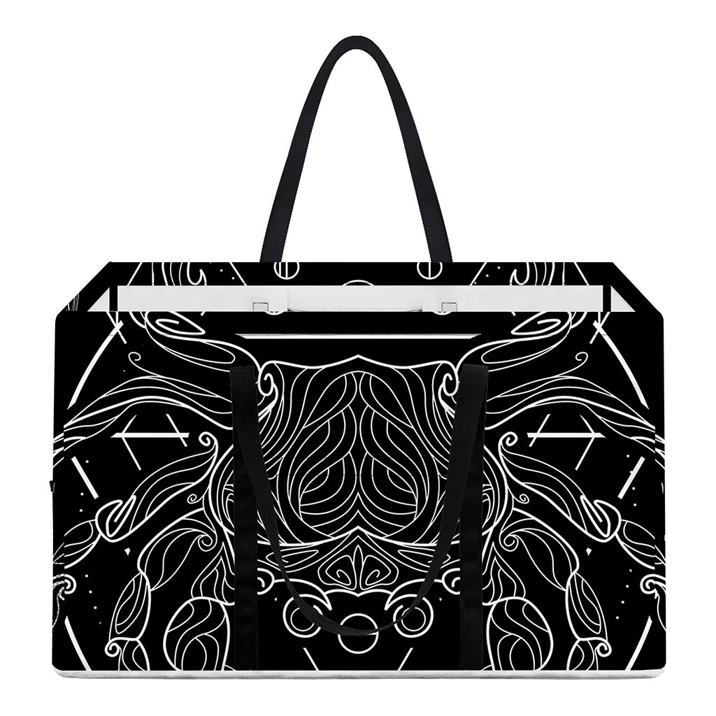 Black And White Cancer Sign Print Utility Tote Bag