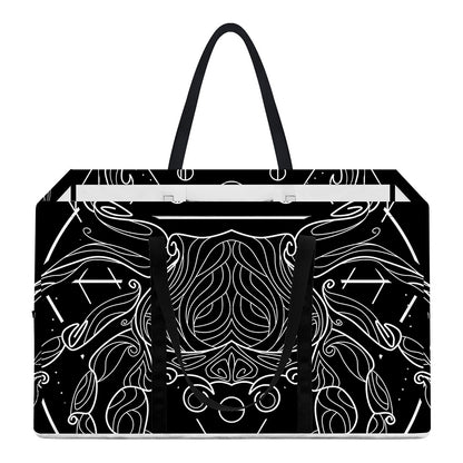 Black And White Cancer Sign Print Utility Tote Bag