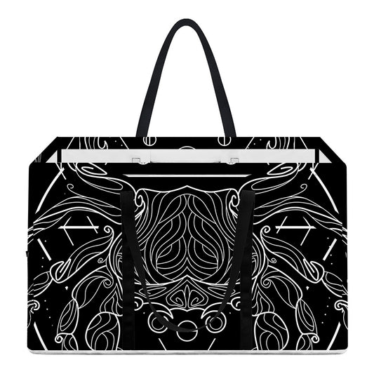 Black And White Cancer Sign Print Utility Tote Bag