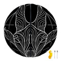 Black And White Capricorn Sign Print Basketball