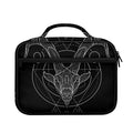 Black And White Capricorn Sign Print Briefcase Bible Bag